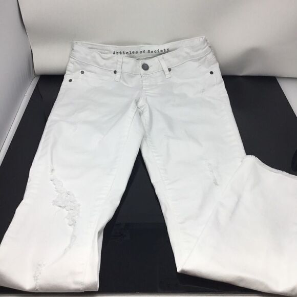 ArticlesofSociety Carly Distressed Skinny Jean E10 - Picture 2 of 8